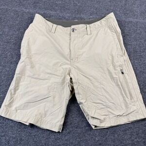 Patagonia Shorts Mens 30 Beige 10" Quandary Hiking Khaki Outdoors Camp Pockets